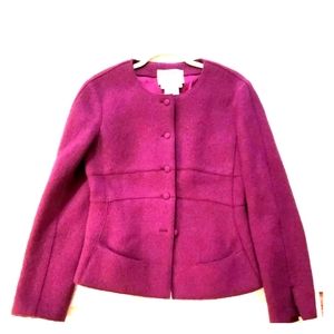Vintage Chanel Burgundy Jacket LIKE NEW